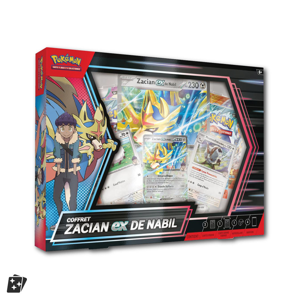 Coffret Zacian Ex de Nabil