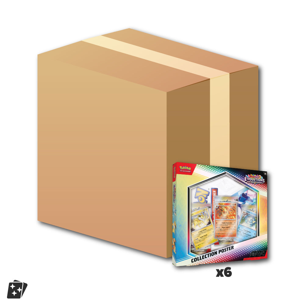 Carton x6 Coffret Poster EV8.5 Évolutions Prismatiques