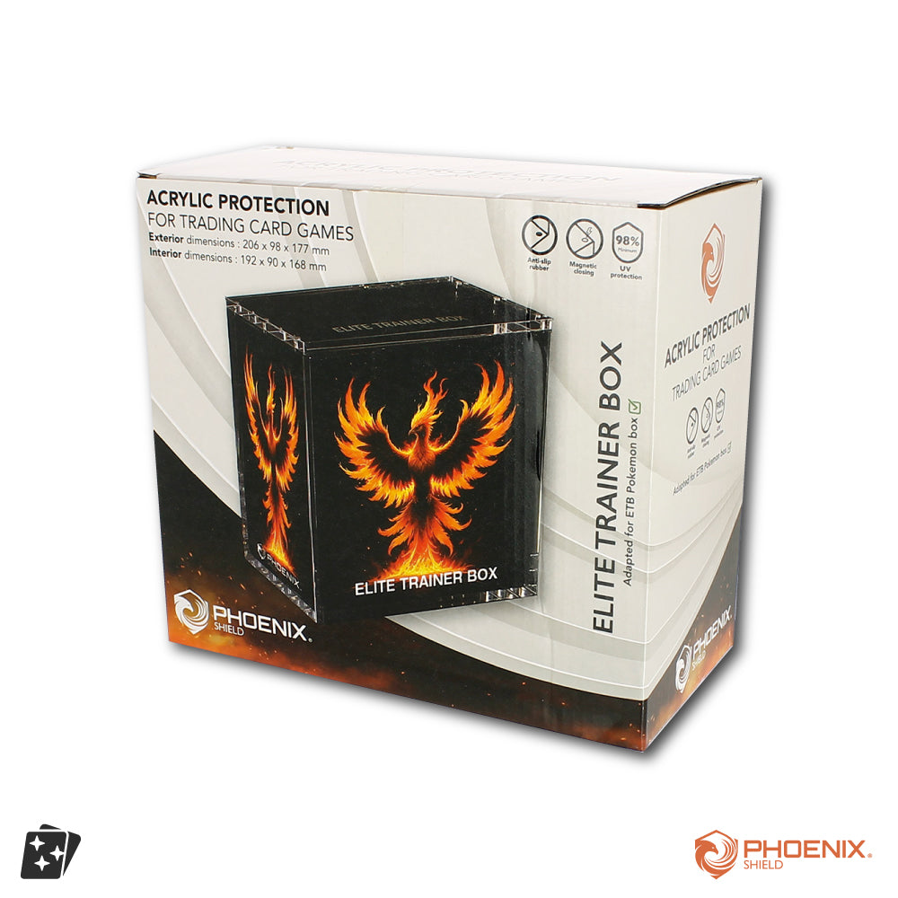 Protection Acrylique pour ETB Pokémon - Phoenix Shield