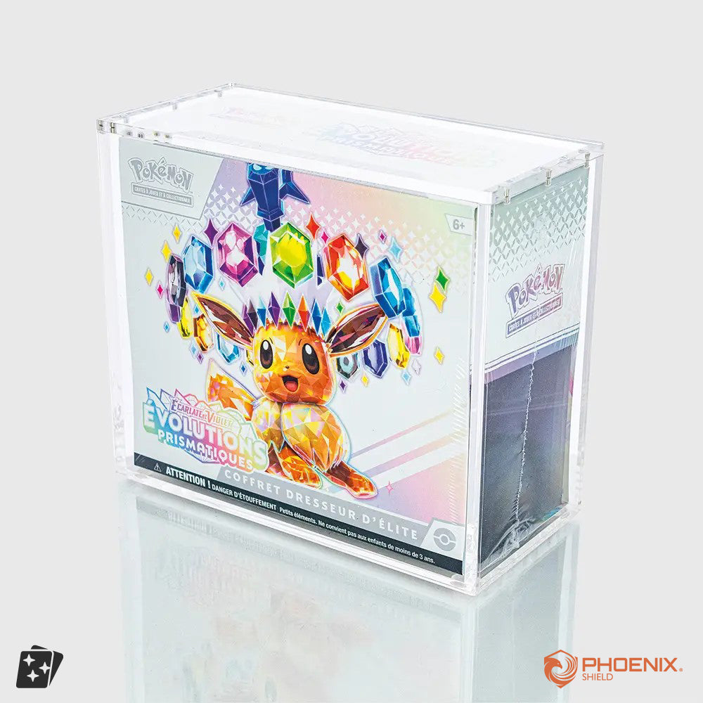 Protection Acrylique pour ETB Pokémon - Phoenix Shield