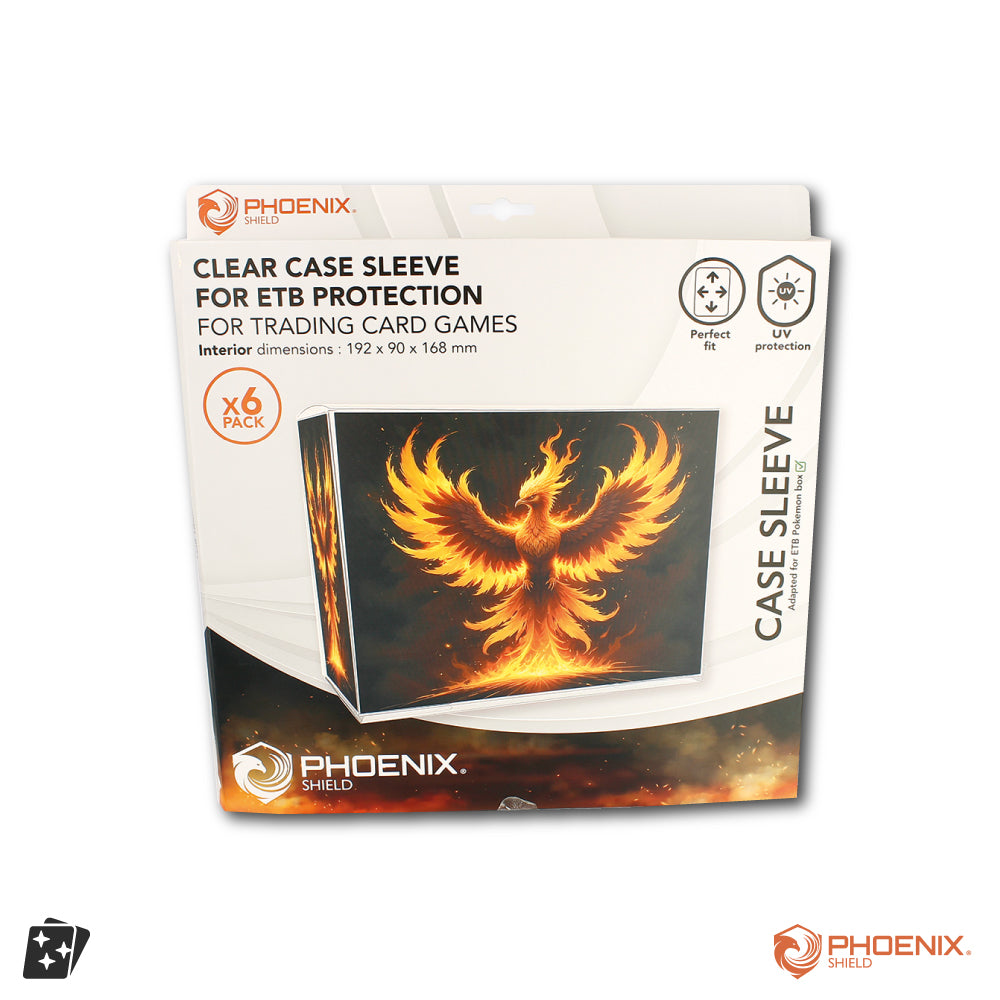 Protection Semi-Rigide pour ETB Pokémon x6 - Phoenix Shield