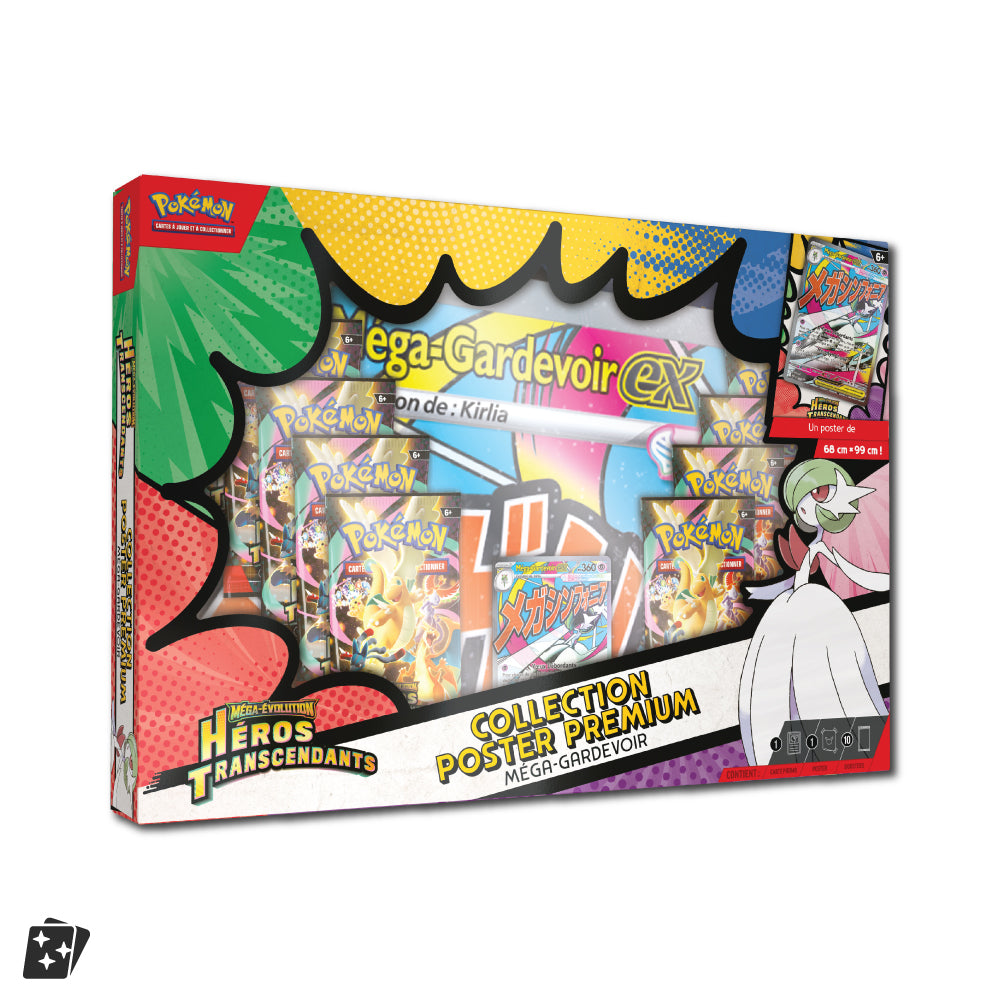 Coffret Poster Premium Lucario / Gardevoir ME2.5 Héros Transcendants