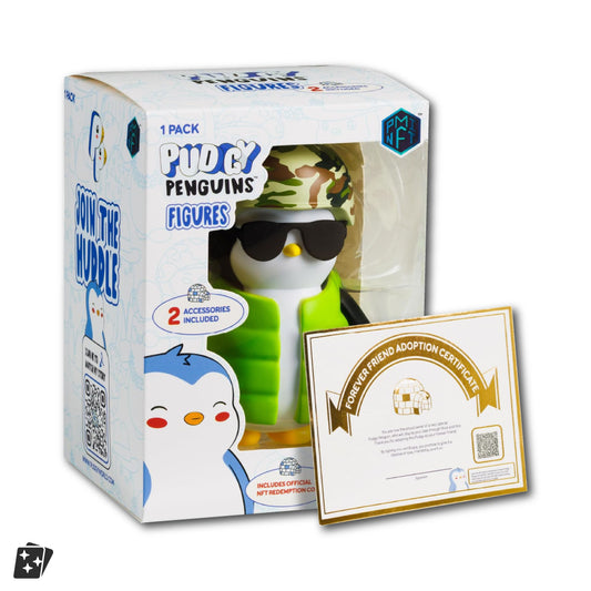 Figurine Pudgy Penguins Tenue Militaire