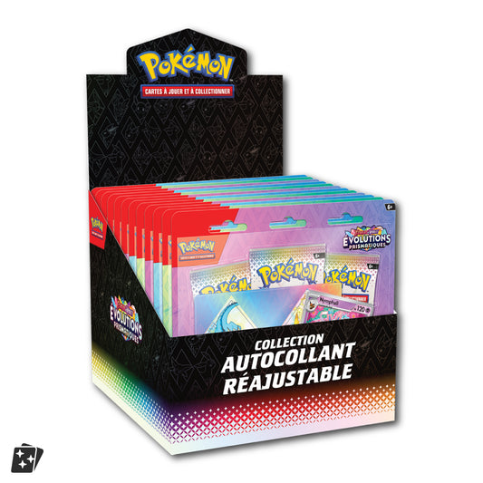 Display x12 Tripack Autocollant EV8.5 Évolutions Prismatiques
