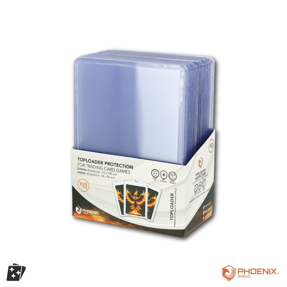 Toploaders pour Carte Standard x25 - Phoenix Shield