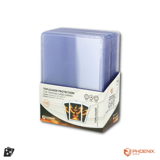 Toploaders pour Carte Standard x25 - Phoenix Shield
