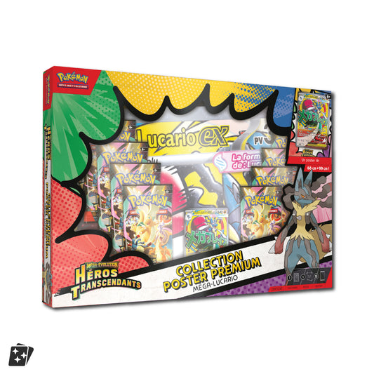 Coffret Poster Premium Lucario / Gardevoir ME2.5 Héros Transcendants